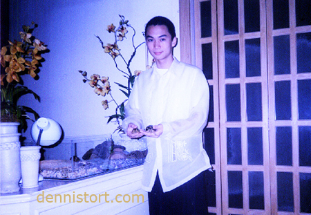 Dennis with First Tortoises